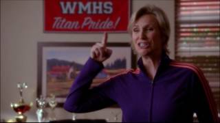 Glee - Sue rants at Will because he didn't clean up after him 6x04
