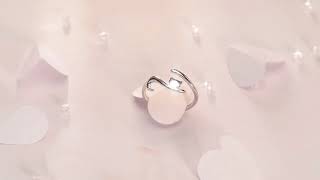 Silver Sticky Cat Ring
