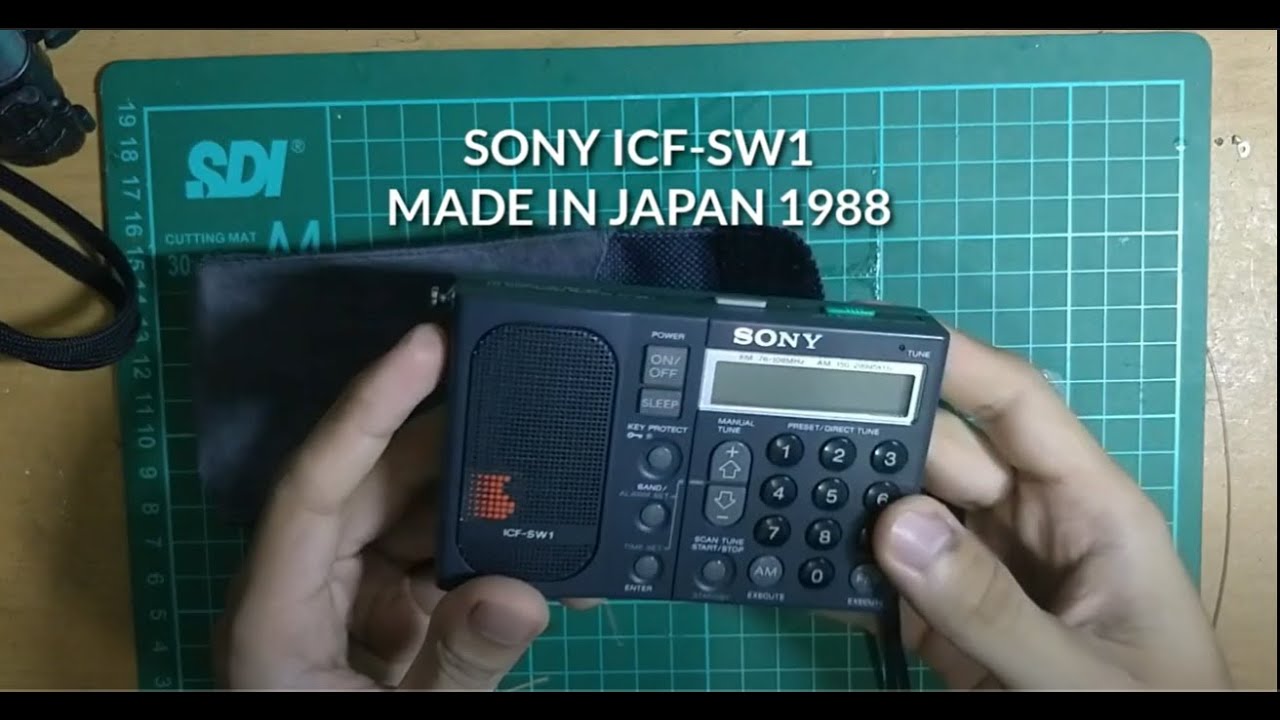 Fixing Sony ICF-SW1 from Motorboating - YouTube