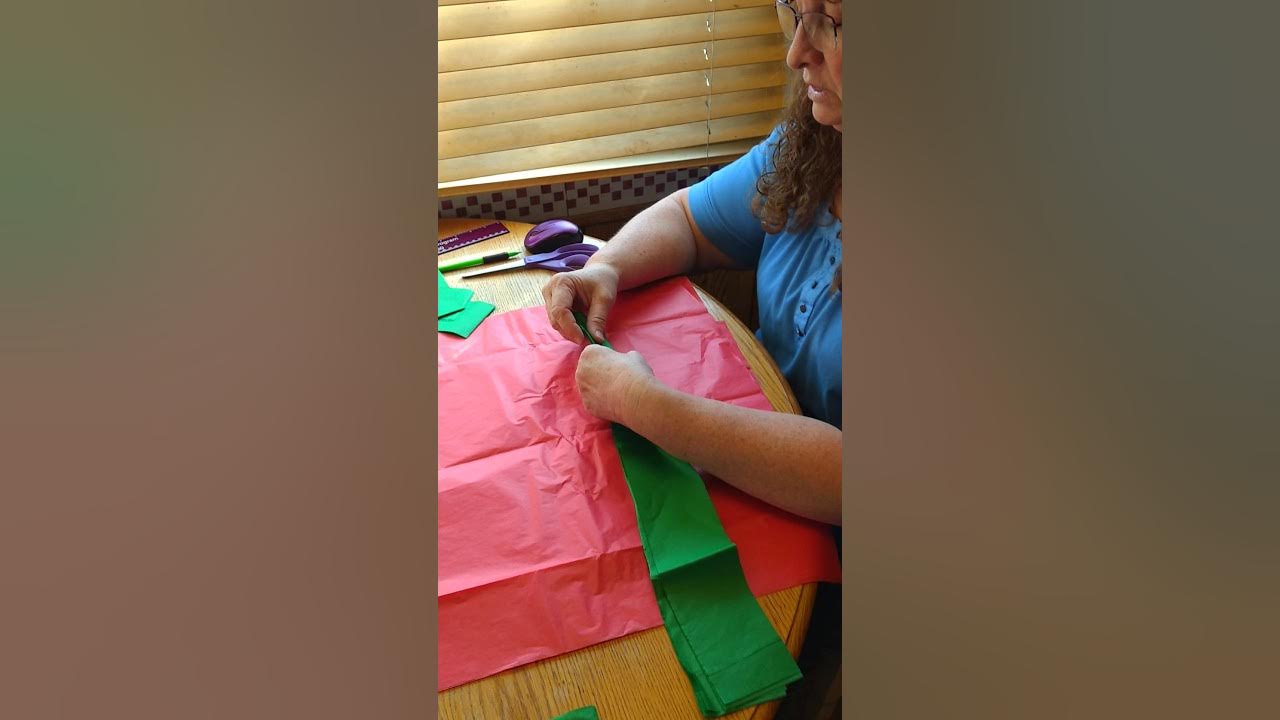 Cutting Piñata tissue paper YouTube