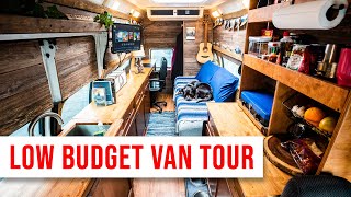 Insanely Unique Low Budget VAN TOUR  Vanlife