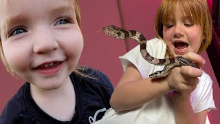 NEW PET SNAKE!!  Baby Boa for Adley & Niko to care for at The Spacestation! a Best Day Ever with SSG