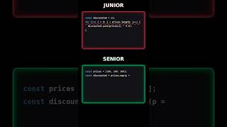 Junior vs Senior: .map() in JavaScript 😎 #shorts #javascript #coding