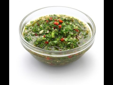 Como hacer chimichurri argentino