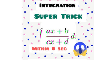 Super tricks | Indefinite Integration within second| JEE |NDA| AIRFORCE