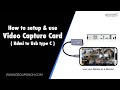 How to setup Sintech USB Type C Video capture card (Hdmi to Typc C converter for Smartphone mobile)