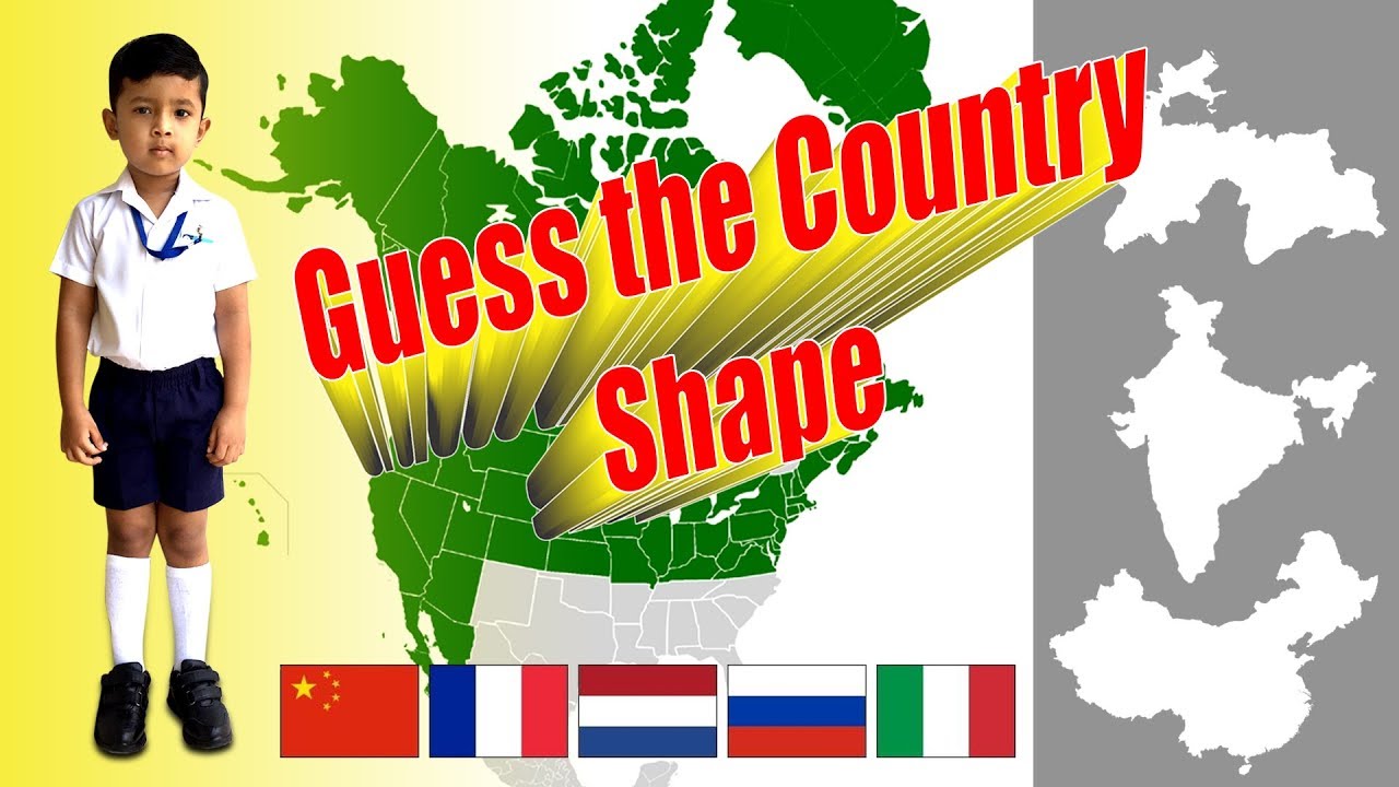 Countries of the World Shape Quiz UKG Boy Guessing YouTube