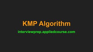 KMP Algorithm