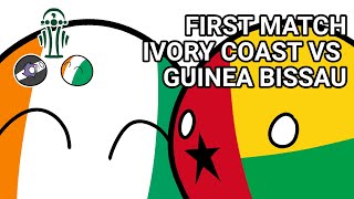 Countryballs African Cup Of Nations CAN 2023 First Match | Ivory Coast vs Guinea Bissau 🇨🇮 🇬🇼