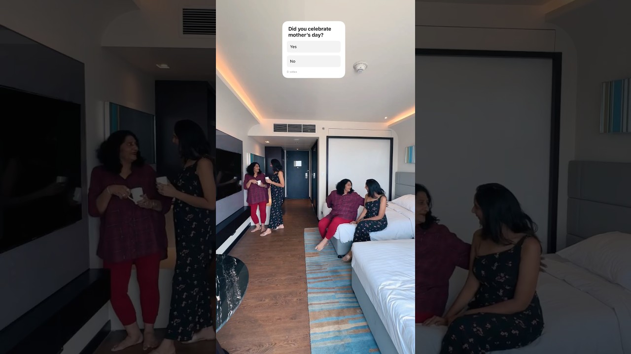 Mothers day staycation vlog courtyard by marriott mumbai
