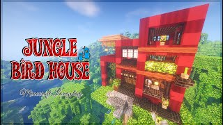 Minecraft hardcore longplay Jungle bird house 🦜【4K】No commentary