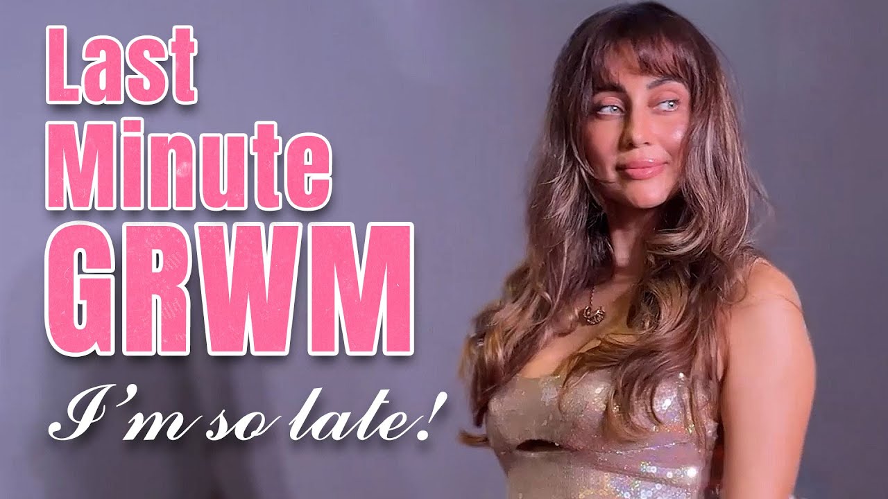 GRWM for a Glam Event 💅✨ | Nails, Makeup & BTS with Anusha Dandekar