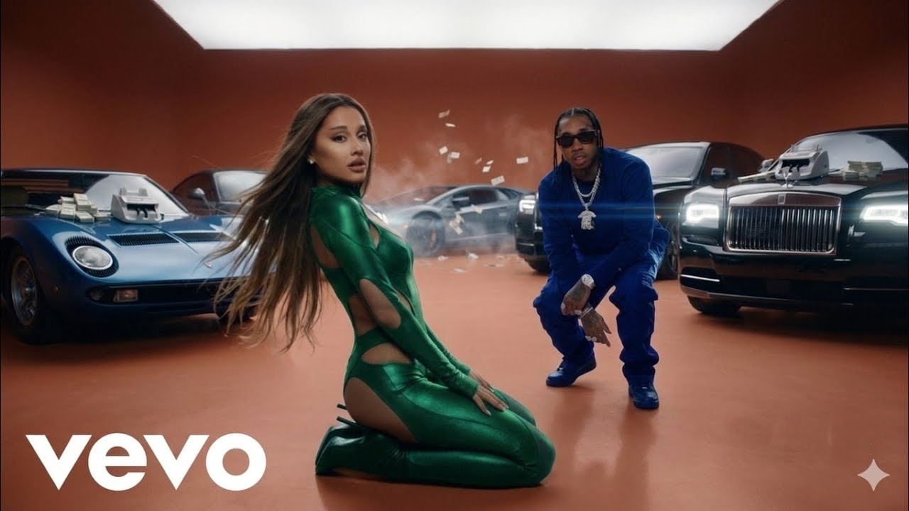 Ariana, Tyga  - Diamond  Money  ( ft. Rose, Lisa, Chris Brown   | Official Music Lyrics  ) 