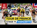 Vingagaard Cracks Pogačar To Take Yellow! | Tour De France 2022 Stage 11 Highlights