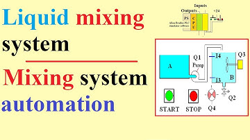 Liquid mixing system | Mixing system automation | PLC Programming Tutorial