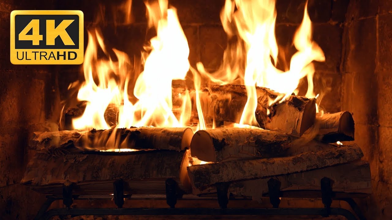 Fireplace 4K Live 24 / 7 Fireplace for Your Home