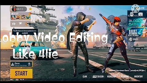 PUBG Lobby Video Editing Like 4Lie | Using Kine Master and Capcut App | Mirror Effect..#Pubg @Pubg