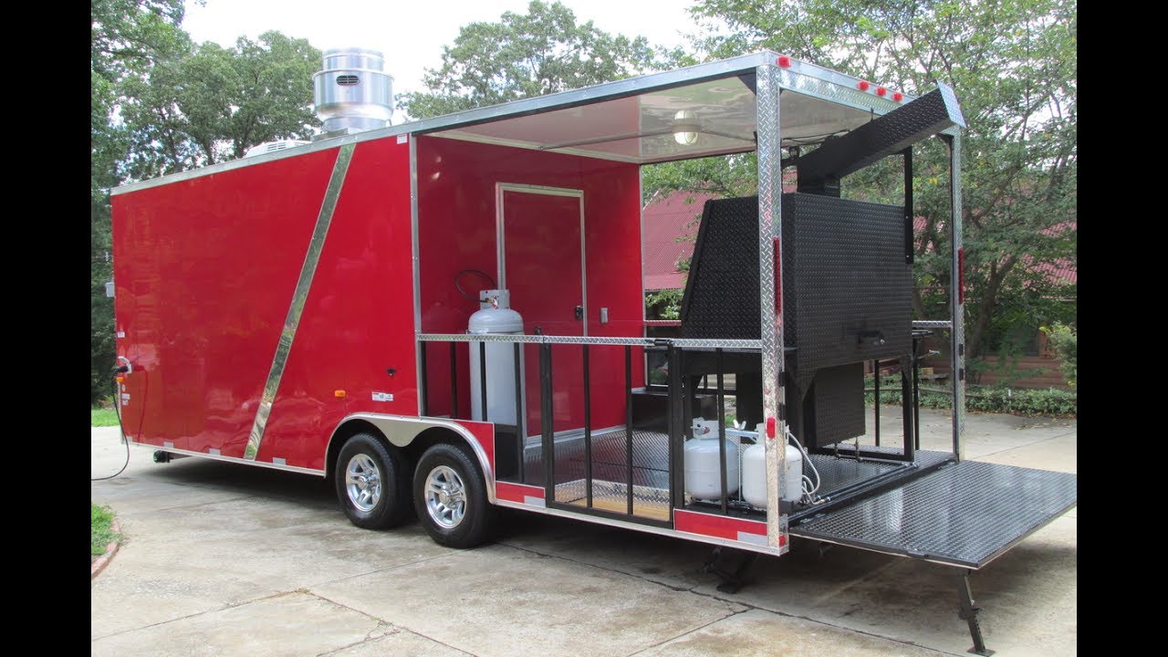 Brand New 2018 BBQ Porch Concession Trailer For Sale YouTube