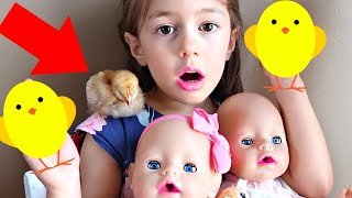 🤩WHAT⁉️😯NEW Baby Born Twins⁉️🐥  Foster Baby Dolls AND Chicks⁉️ ➕ EXTRA VIDEO!