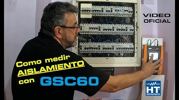 Tutorial GSC60 - Medida del Aislamiento con GSC60