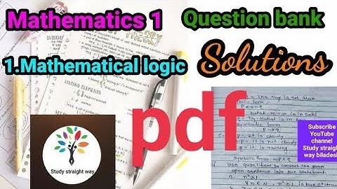 Question bank solution pdf notes class 12 Maharashtra Board new syllabus mathematical logic