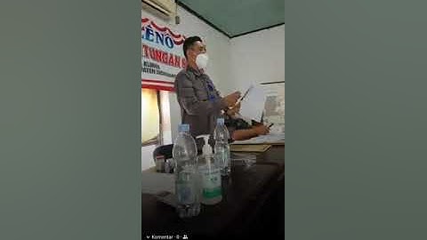 Pleno penetapan Kuwu Terpilih Desa Kliwed 2021-2027.