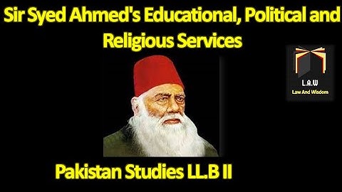 Sir Syed Ahmed