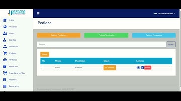 Modulo Pedido y Ordenes