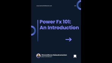 Power Fx: An Introduction | Day 1 #50DaysOfPowerFx
