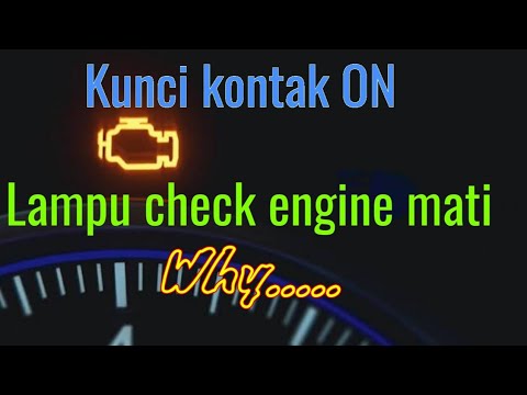 Penyebab lampu cek engine padam mesin tidak bisa hidup