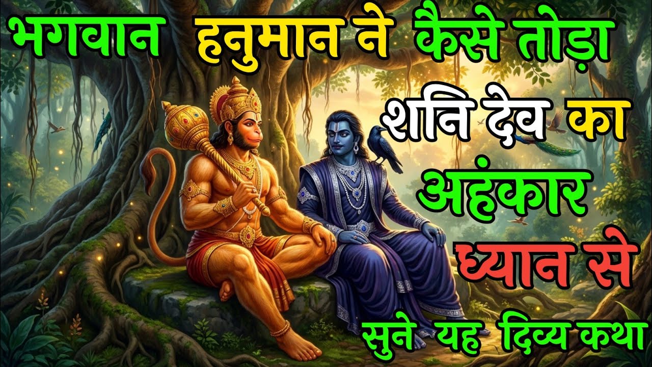 आज के दिन सुनें हनुमान जी और शनि देव की ये चमत्कारी कथा, सारे कष्ट होंगे दूर! 🚩| Must Watch 
