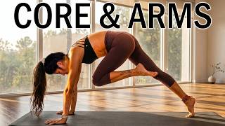 Full Yoga Class: Core & Arm Strength With No Props Required, 25 Minute Yoga Workout for Toned Body