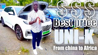 Changan Uni-K From China To Africa Shanghai Second-Hand Car Market