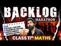 Complete Class 11 Maths 4 Chapters Revision in 1 Video 🔥 | Class 11 Maths Backlog | Gagan Makkar Sir