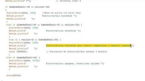 Prototipo Automatización Riego Maíz ARDUINO DHT11 FC28 RELÉ