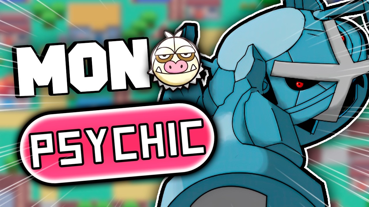 Eu zerei o MENOR JOGO de Pokémon SÓ com tipo PSÍQUICO 🧠