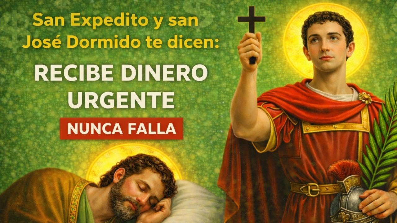 San Expedito y San José Dormido Oración para Dinero Urgente en Casos Difíciles NUNCA FALLA