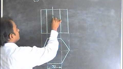 Engineering Graphics MADE EASY by  Prof.Dr.R.Edison -Projections of Solids - Problem 01