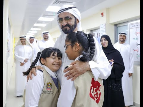 محمد بن راشد يطلق الجيل الجديد من المدارس الإماراتية