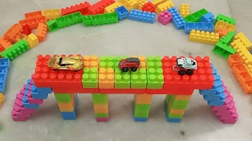 Satisfying DIY Bridge/ASMR Building Blocks/ relaxation#satisfying  #asmr#asmrsounds#buildingblocks