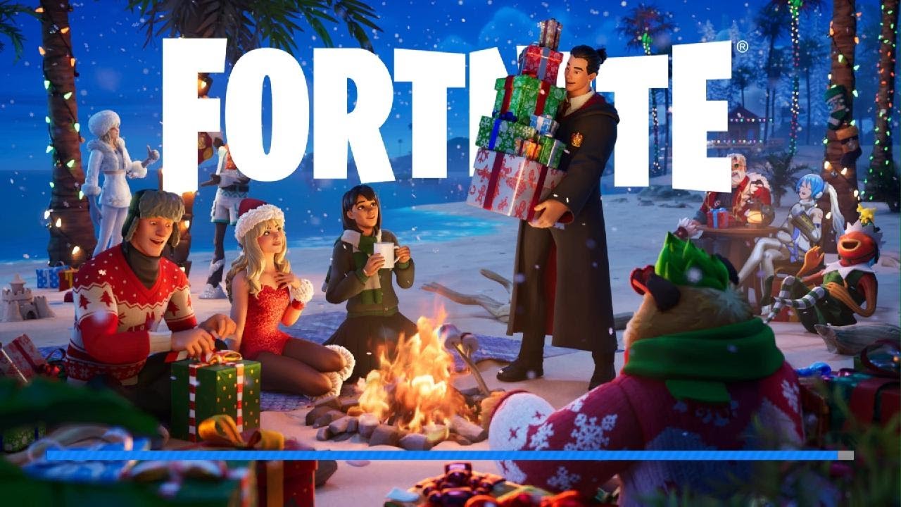 1st match of Christmas25: Fortnite BR