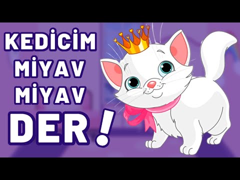 Kedicim Miyav Miyav Der - Eğitici Çocuk Şarkıları - Kedicim Benden Ne İster ?