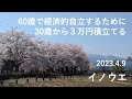 60歳で経済的自立するために30歳から3万円積立てる