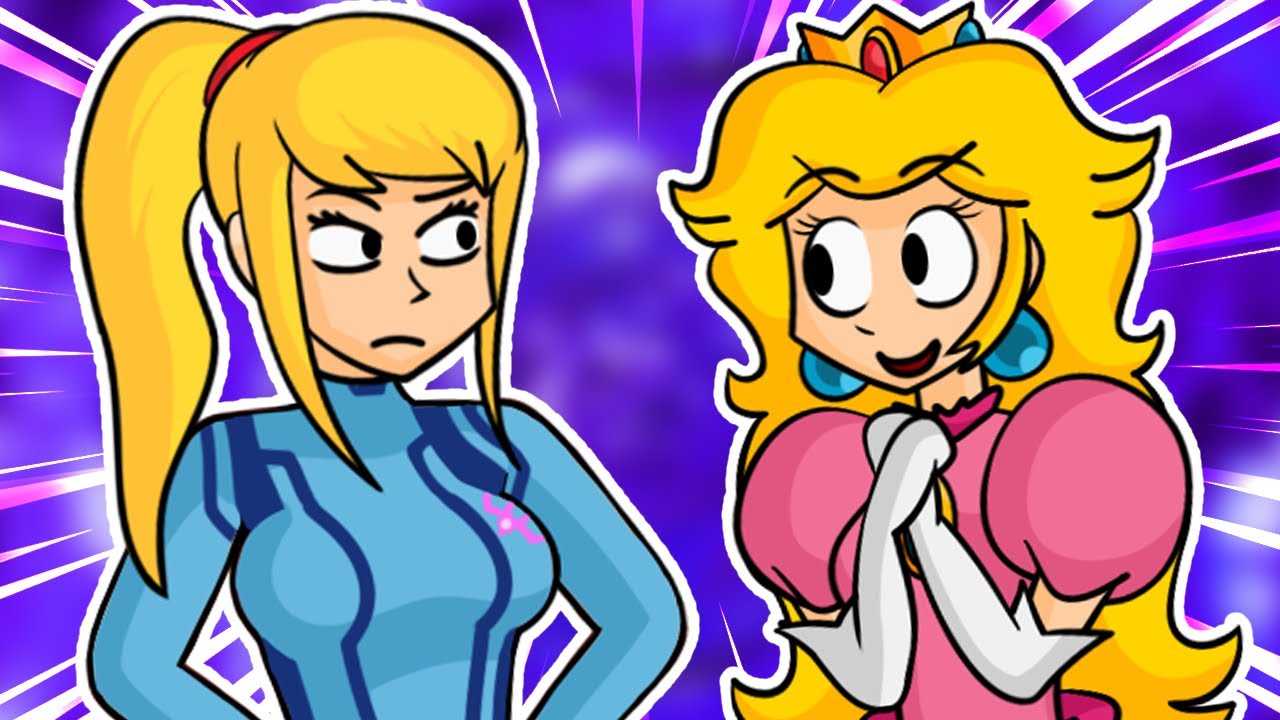 Princess Peach Meets Samus Aran Youtube