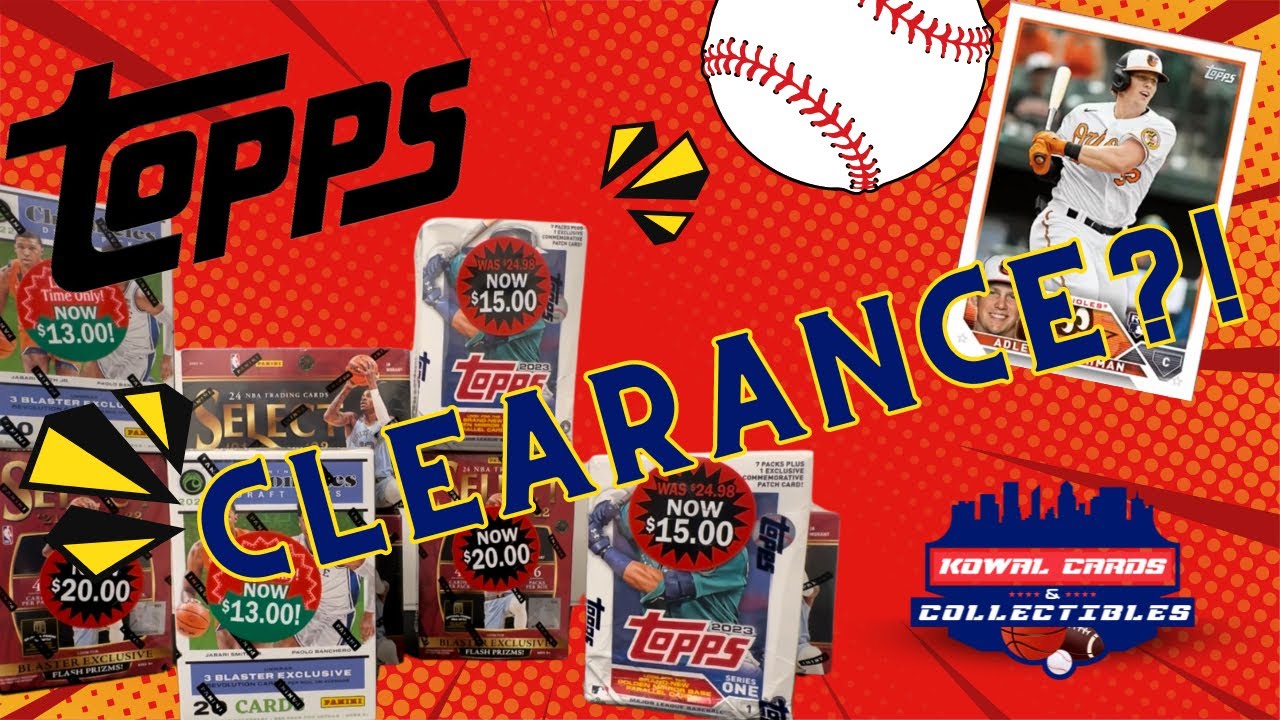 2023 TOPPS BASEBALL CARDS ON CLEARANCE?! WORTH IT? YouTube