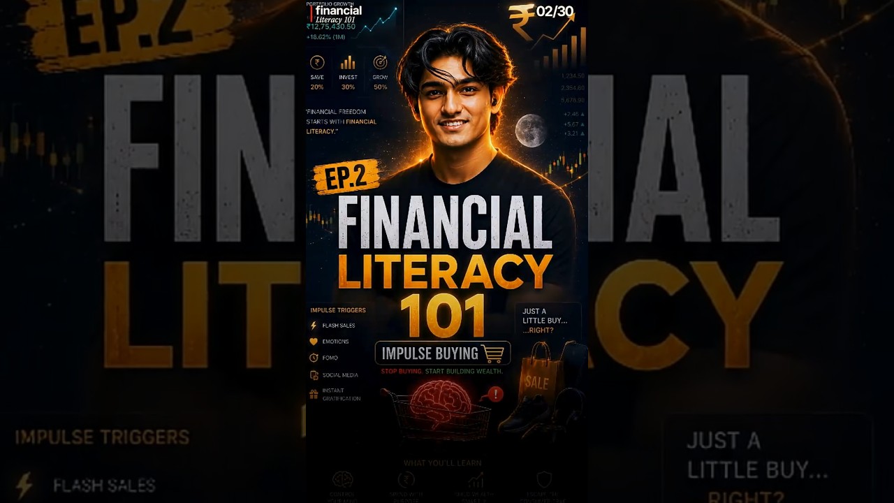 Impulse Buying: Ameer Banne Se Rokne Wali Galti! 🛑💸 #financialliteracy #finance #financeindia
