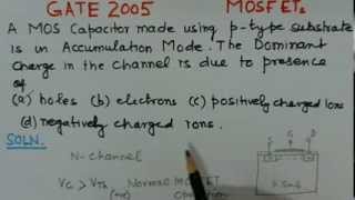 Video Solution to GATE ECE 2005 Problem -MOSFETs