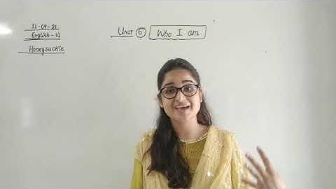 CLASS VI ENGLISH 11-09-2021 BY MS. SHWETA SHUKLA