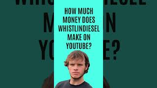 How Much Money Does whistlindiesel Make on YouTube? #shorts #whistlindiesel #earnings #money