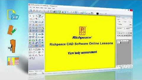 Richpeace CAD Software Online Lessons Tip of the day-View body measurement (V10)